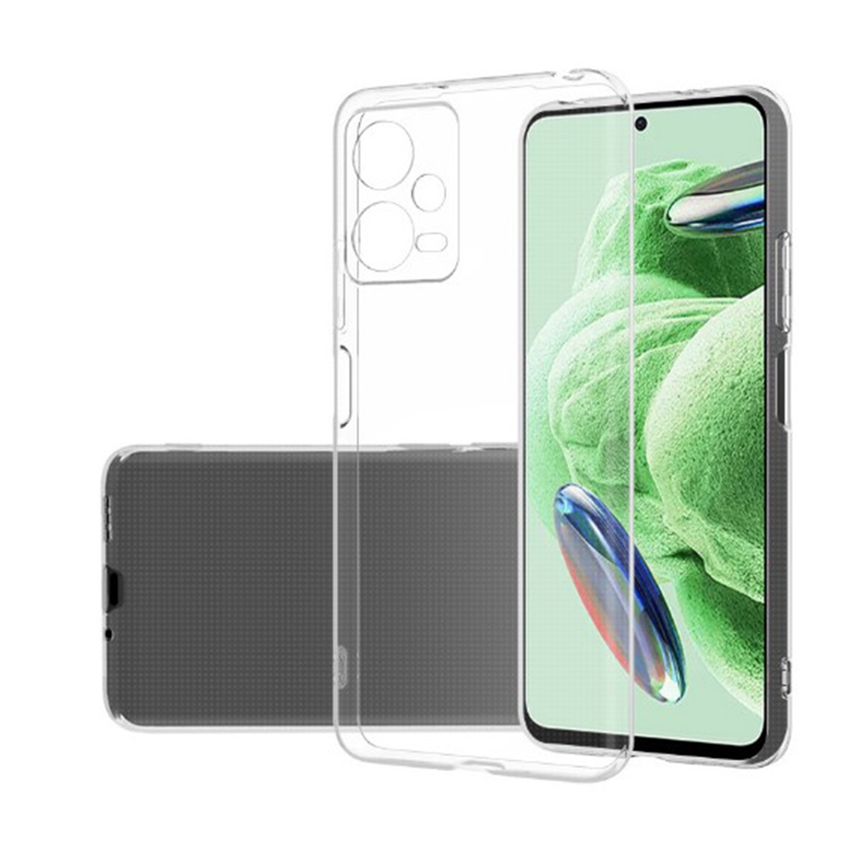 Nettech Xiaomi Redmi Note 12 Uyumlu Lüx Seri Kamera Korumalı Arka Koruma Kılıf (Şeffaf) NT-103955