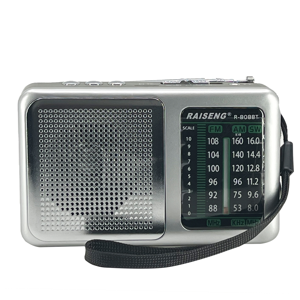 Raıseng R-808BT Nostalji Radyo Kablosuz Hoparlör - Speaker (Siyah) NT-103175