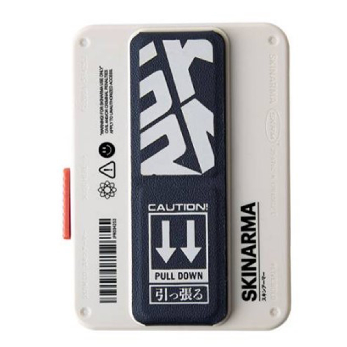 Skinarma Spunk Serisi Standlı PU Deri Telefon Mıknatıslı Deri Kartlık Cüzdan (Krem) NT-103827