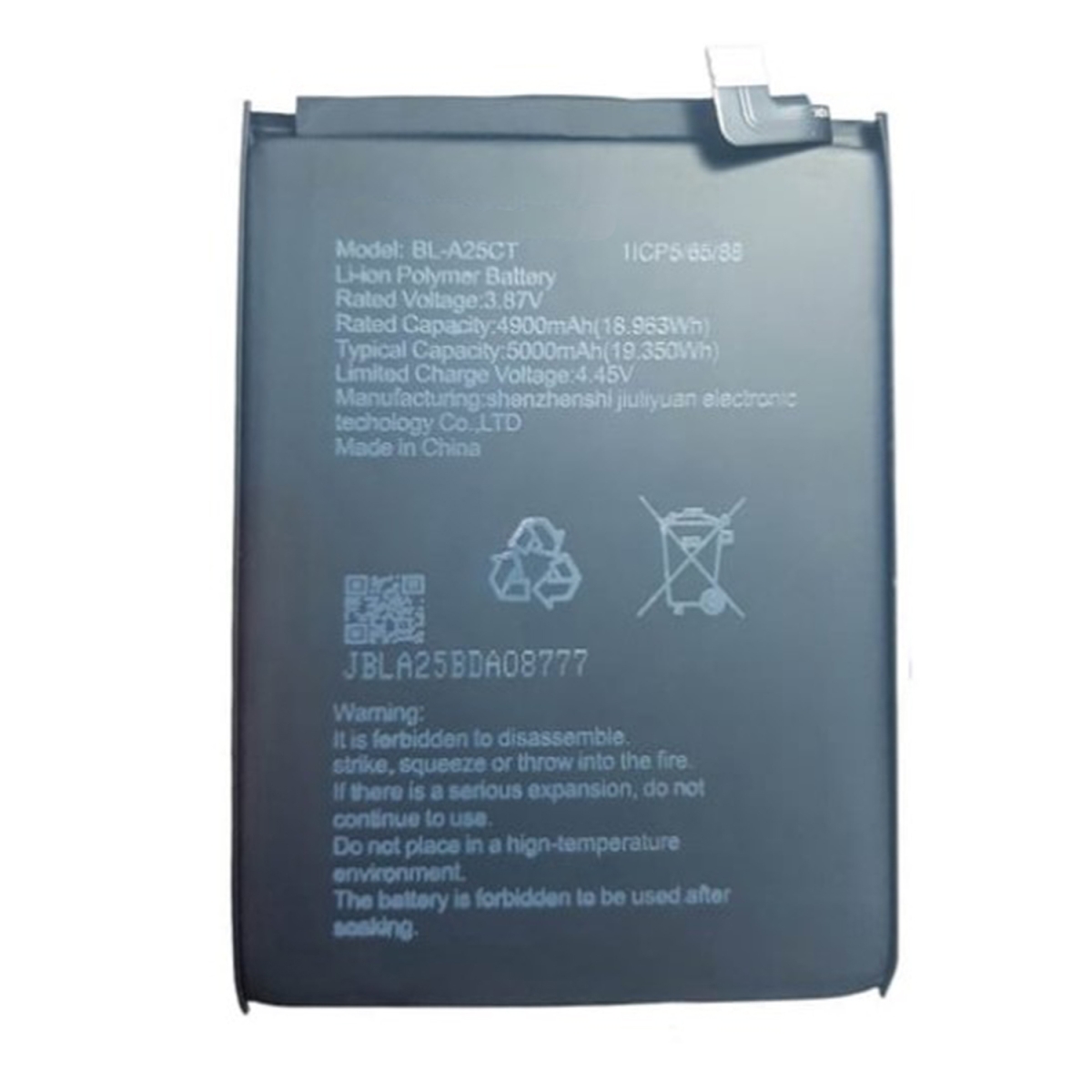 Teknonet General Mobile GM21 Plus Uyumlu Nettech 5000 MAh Batarya NT-104107