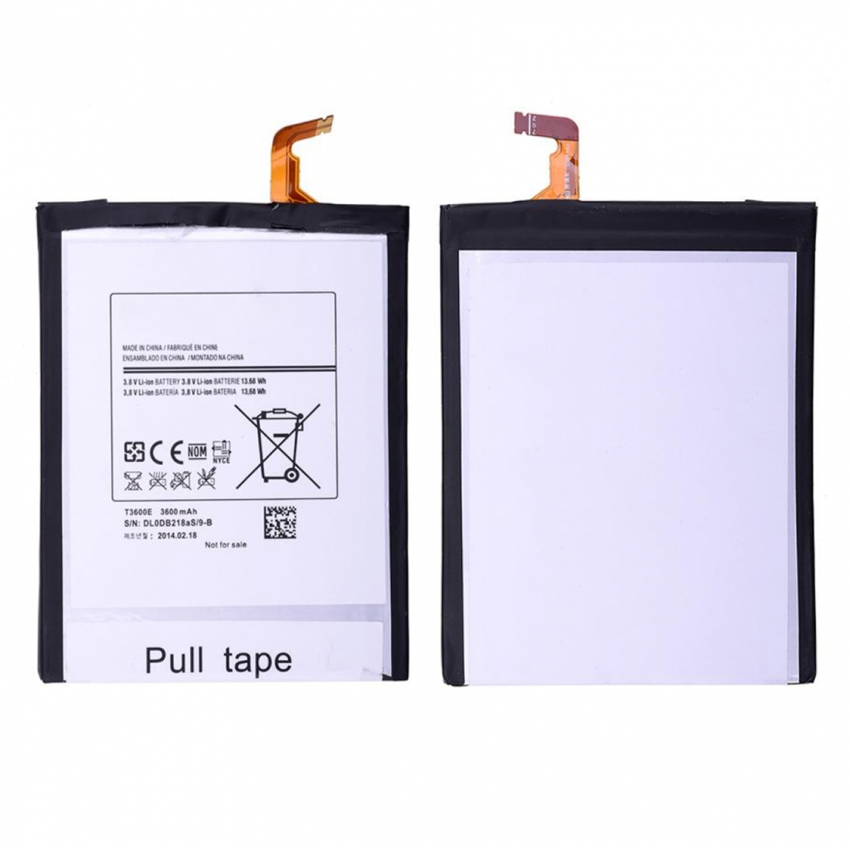 Teknonet Samsung Galaxy T110 Tab 3 Lite 7.0 Uyumlu Samsung EB-BT115ABC 3600 MAh Batarya NT-10677