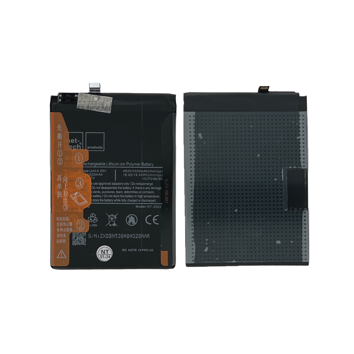Teknonet Xiaomi Mi Note 10 Pro Uyumlu Nettech BN53 5000 MAh Batarya NT-104100